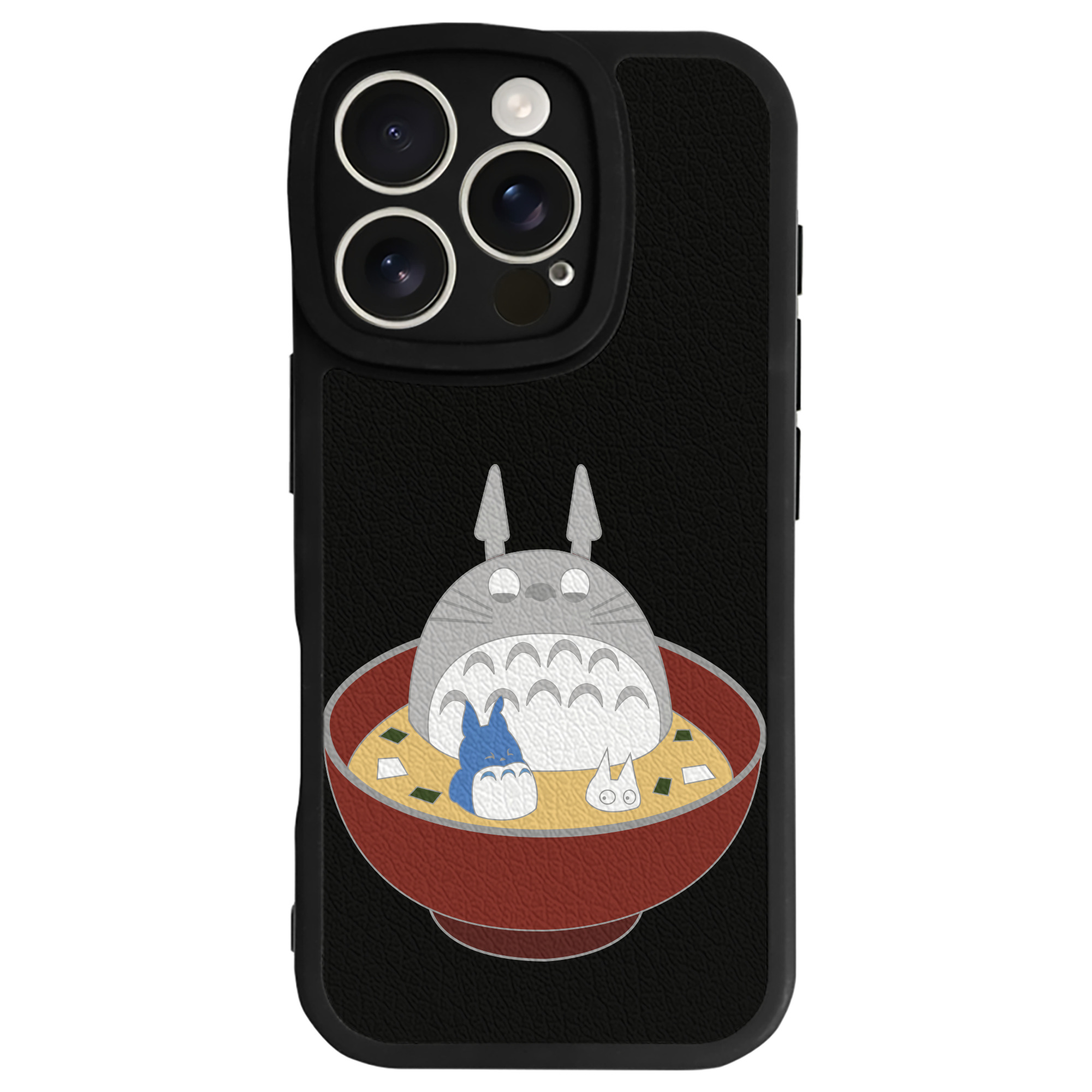 （画像用） となりのトトロ 草壁メイ 草壁サツキ My Neighbor Totoro Satsuki Kusakabe Mei Kusakabe 【iPhone 16シリーズ対応】シリコンスマホケース（レザー調） 材質：シリコン